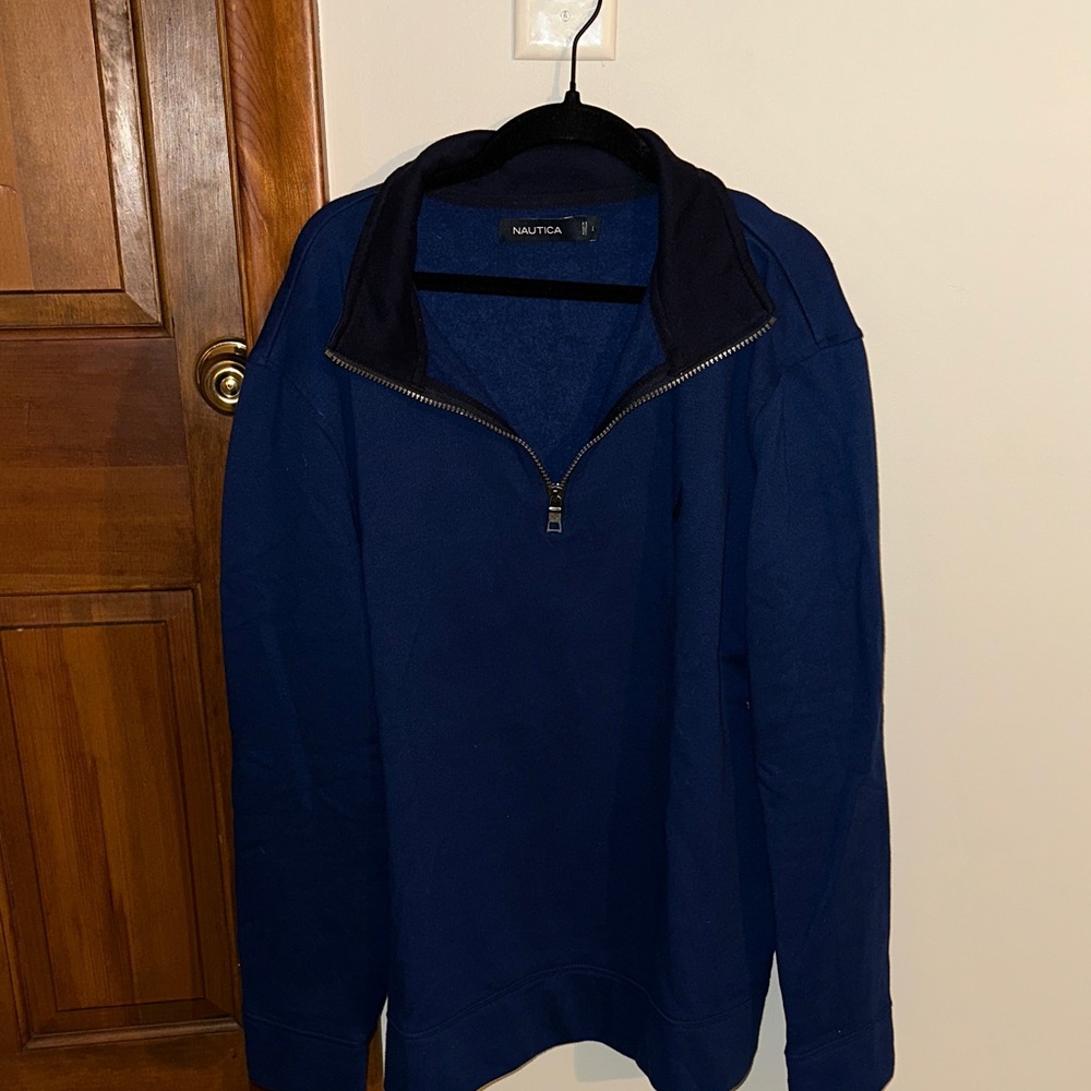 Nautica Deep Blue Half-Zip Sweater